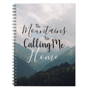 Calling Me Home Mountain View Notebook