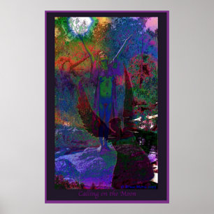 Calling on the Moon Poster