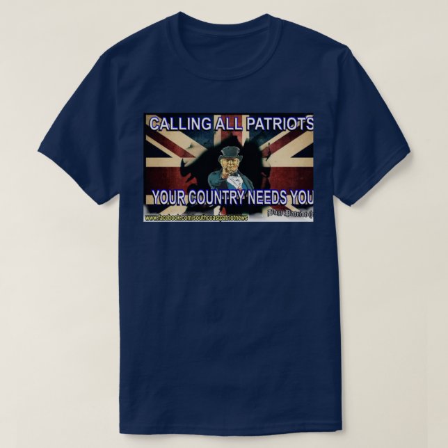 Calling Patriots T-Shirt (Design Front)