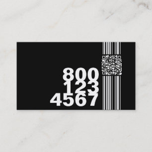 calling qr code (colour customizable) business card