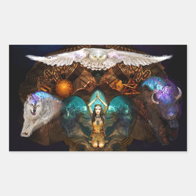 Calling The Spirit Animals Sticker (Front)