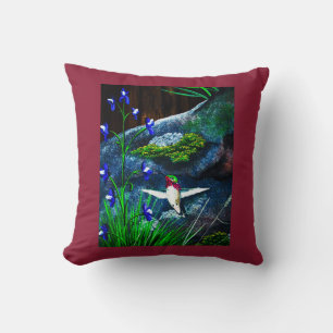 Calliope Hummingbird Pillow