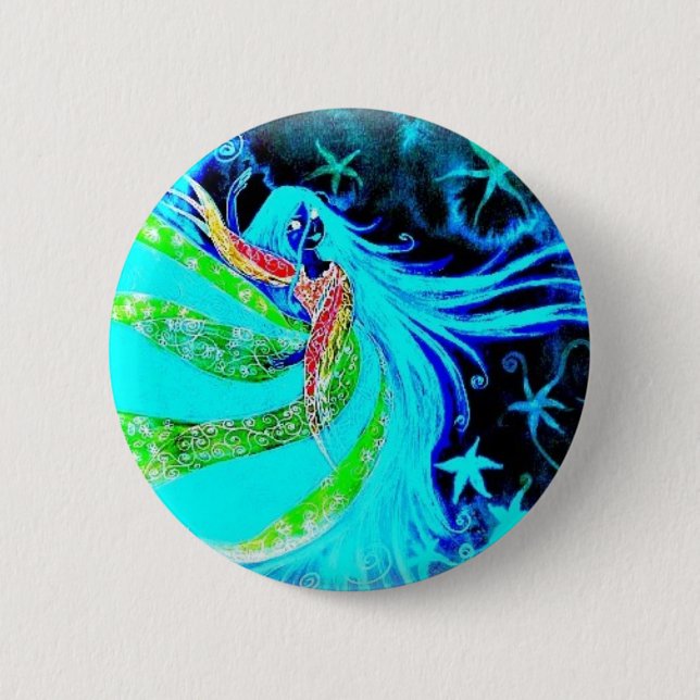 callisto danse néon 2 inch round button (Front)