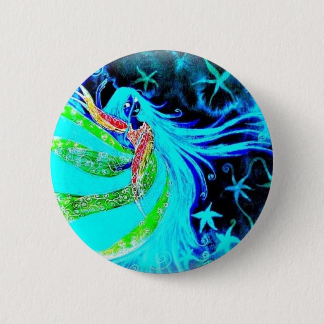 callisto danse néon 2 inch round button (Front)
