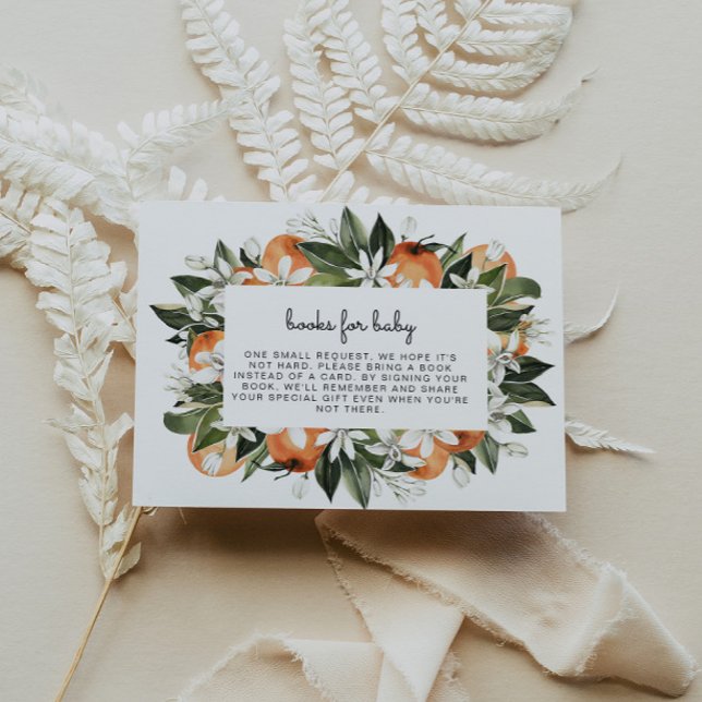 CALLLIOPE Cutie Oranges Books for Baby Enclosure Invitation (Creator Uploaded)