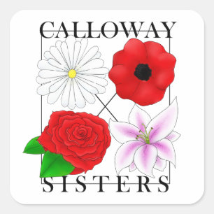 Calloway Sisters Square Sticker