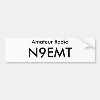 Callsign Bumper Sticker