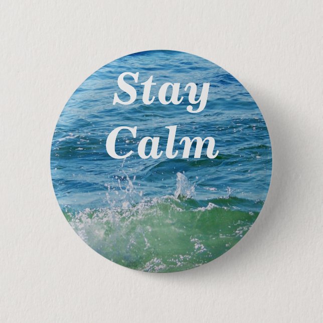 Calm_ 2 Inch Round Button (Front)