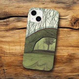 Calm and Peaceful Camping Scene Case-Mate iPhone 14 Case