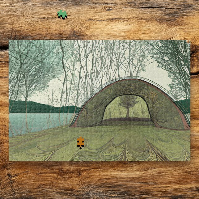 Calm and Peaceful Camping Scene Jigsaw Puzzle (Creator Uploaded)