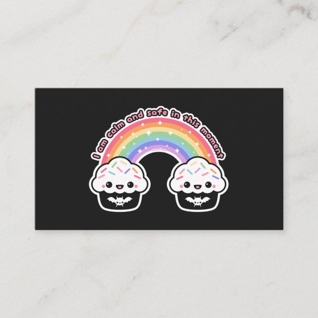 Calm and Safe Standard, 3.5" x 2.0" Business Card (Front)