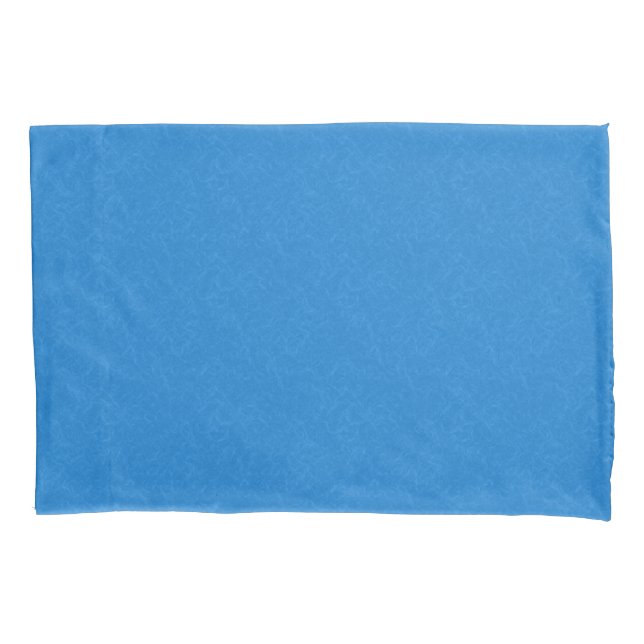 calm and serene blue background swirling pattern pillowcase (Front-Left)