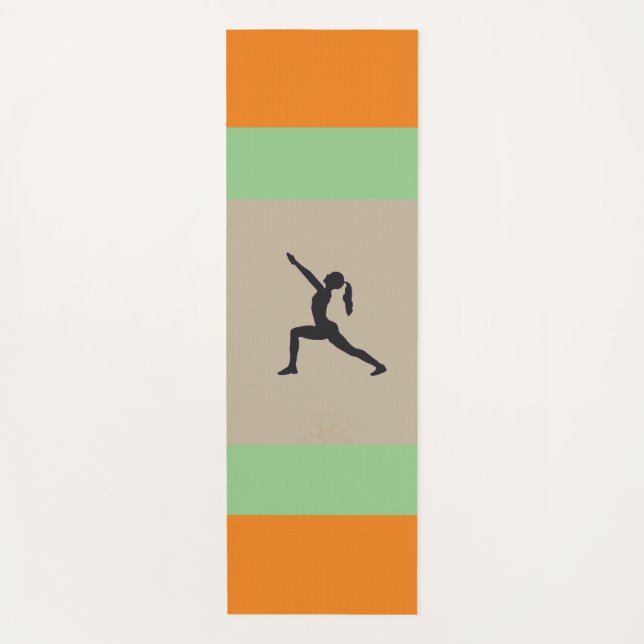 Calm and Serenity Yoga Mat (Front)