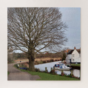 Calm at the Canal Jigsaw Puzzle