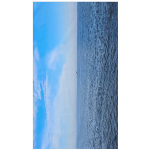 Calm Black Sea Romania – Seagulls Blue Sky Print Tablecloth
