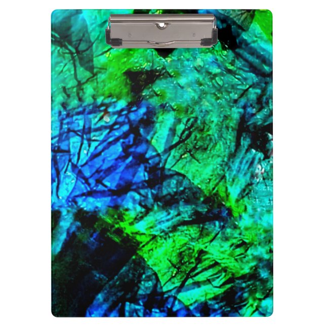 Calm blue abstract clipboard,Peaceful blue colour  Clipboard (Front)