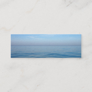 Calm Blue Waters Mini Business Card