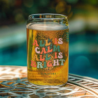 Calm & Bright | Pineapple Christmas Monogram