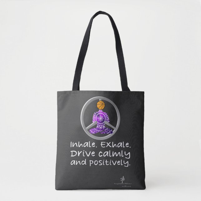 Calm Car Ride Home Gabi BBall Tote Bag (Front)