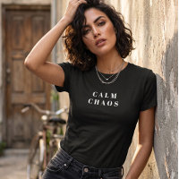 Calm Chaos - Women's Paradox T-Shirt Black