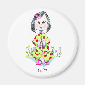 Calm China Girl Love magnet