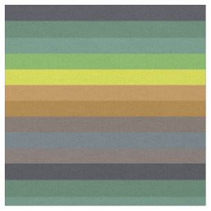 Calm Coastal Ocean Gradient Stripe Pattern Fabric