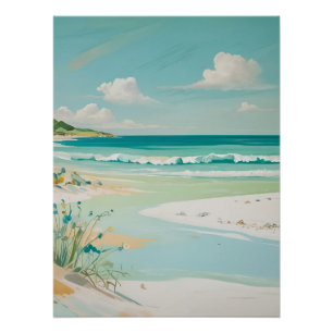Calm Coastal View Poster