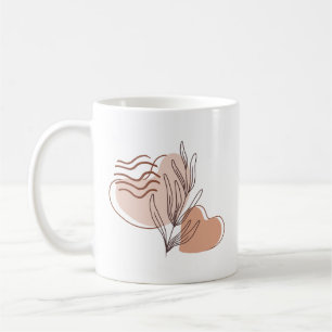 Calm Creativity Minimalist Abstract Boho Aesthetic Coffee Mug