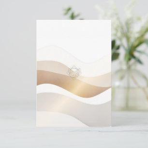 Calm Desert Waves with Fennec Essence Minimal Se Card