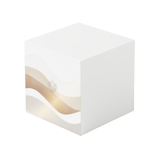 Calm Desert Waves with Fennec Essence | Minimal Se Cube (Front Angled)