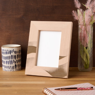 Calm Desert Waves with Fennec Essence | Minimal Se Etched Frames