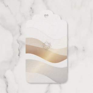 Calm Desert Waves with Fennec Essence   Minimal Se Gift Tags
