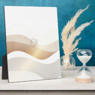 Calm Desert Waves with Fennec Essence | Minimal Se Plaque