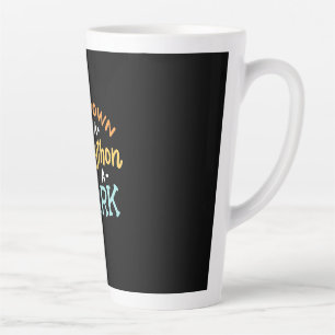 Calm Down It Is A Ball Python Latte Mug