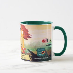Calm down Stories Mug with phrase