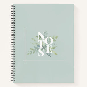 Calm Eucalyptus Cover Notebook for Everyday Use