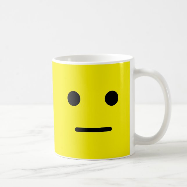 calm face coffee mug (Right)