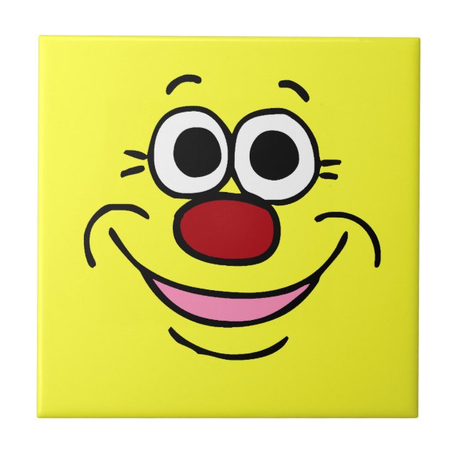 Calm Face Grumpey Tile (Front)