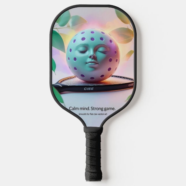 Calm Focus Pickleball 🎐 Pickleball Paddle (Front)
