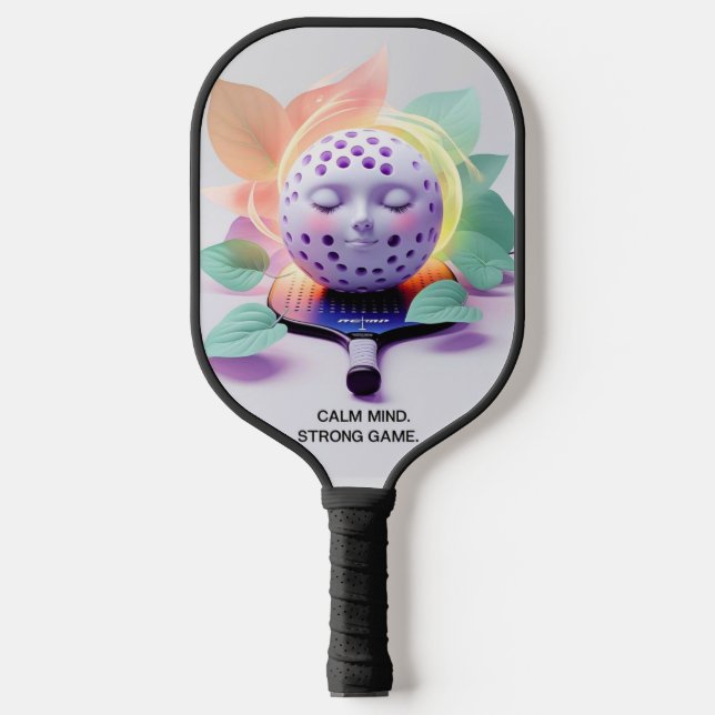 Calm Focus Pickleball 🎐 Pickleball Paddle (Front)