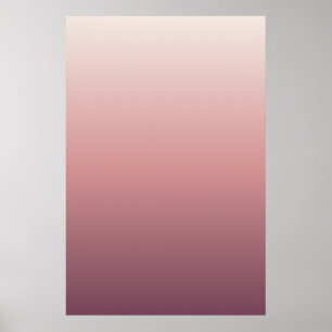 Calm Gradient Abstract Wall Poster