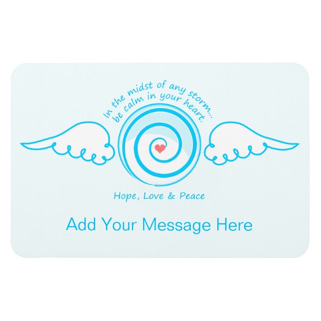 Calm Heart in a Storm Magnet (Horizontal)