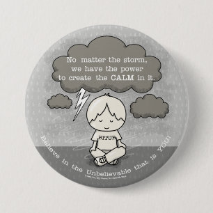Calm in the Storm 3 Inch Round Button