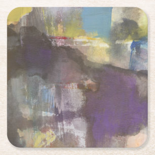 Calm Interlude Square Paper Coaster