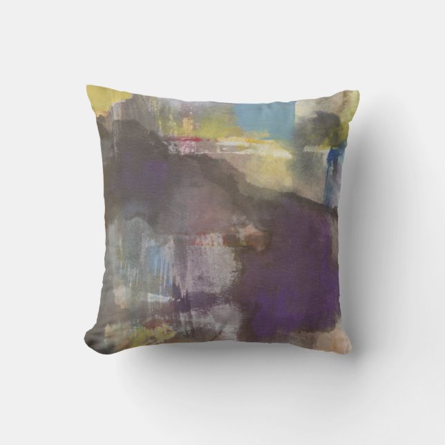Calm Interlude Throw Pillow (Front)