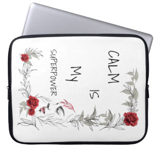 Calm Is My Superpower | Self Trust & Confidence Laptop Sleeve