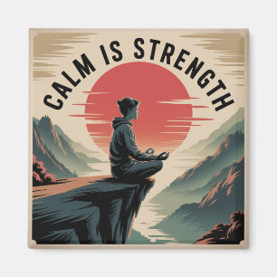 Calm Is Strength Magnet