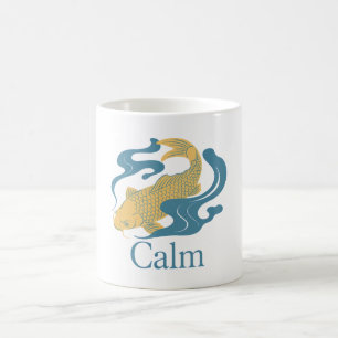 Calm – Japanese Koi Symbol of Inner Peace Coffee Mug