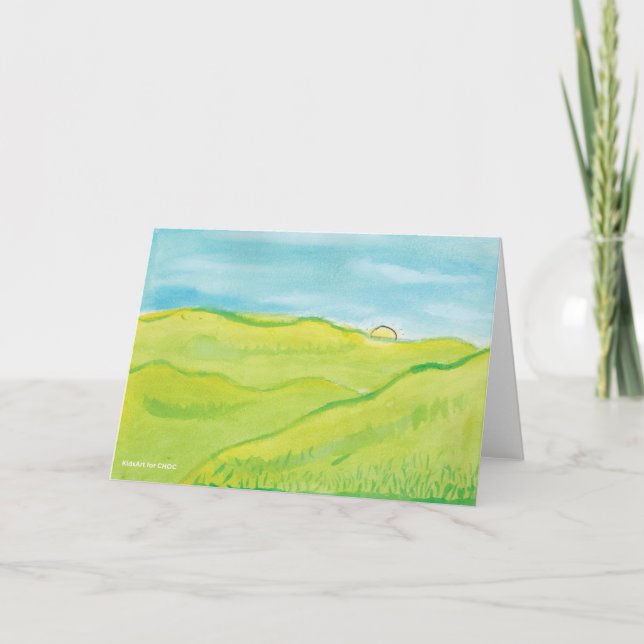 Calm Landscape - KidsArt for CHOC Card (Front)