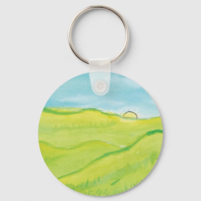 Calm Landscape - KidsArt for CHOC Keychain (Front)